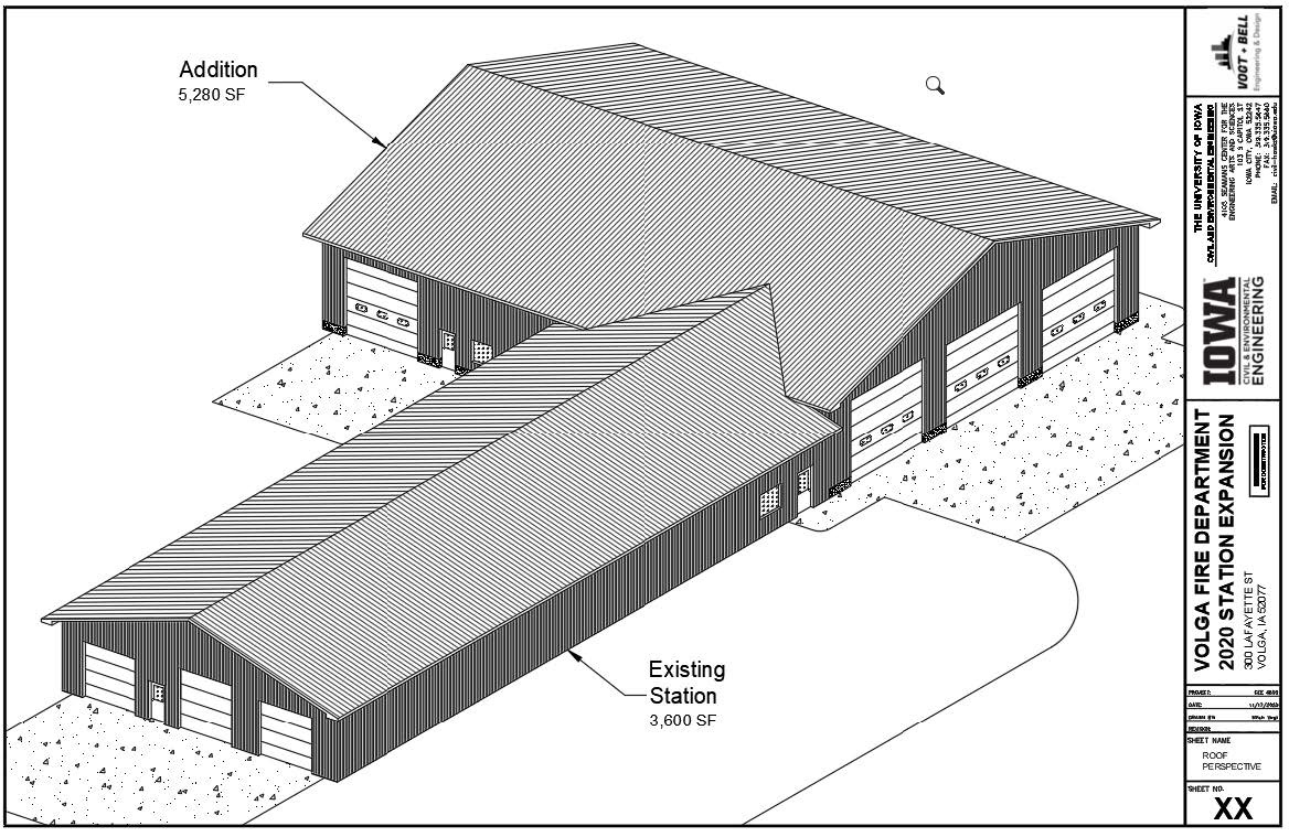 Volga Firestation Expansion Rendering