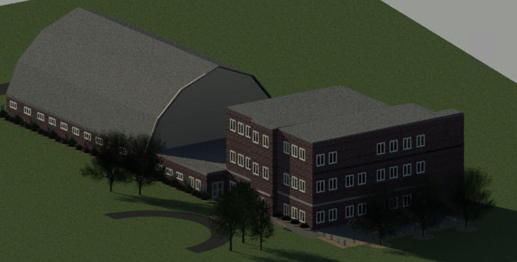 School Retrofit Rendering