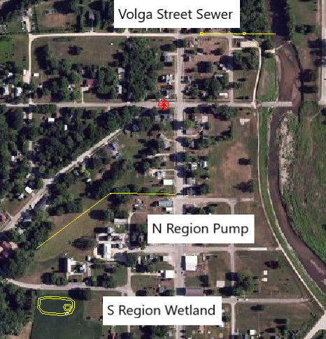 Volga Stormwater Improvement Focus Areas