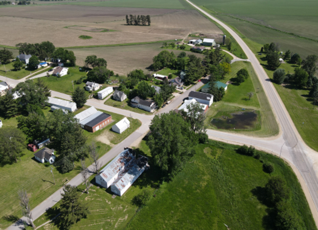 Scotch Grove aerial view