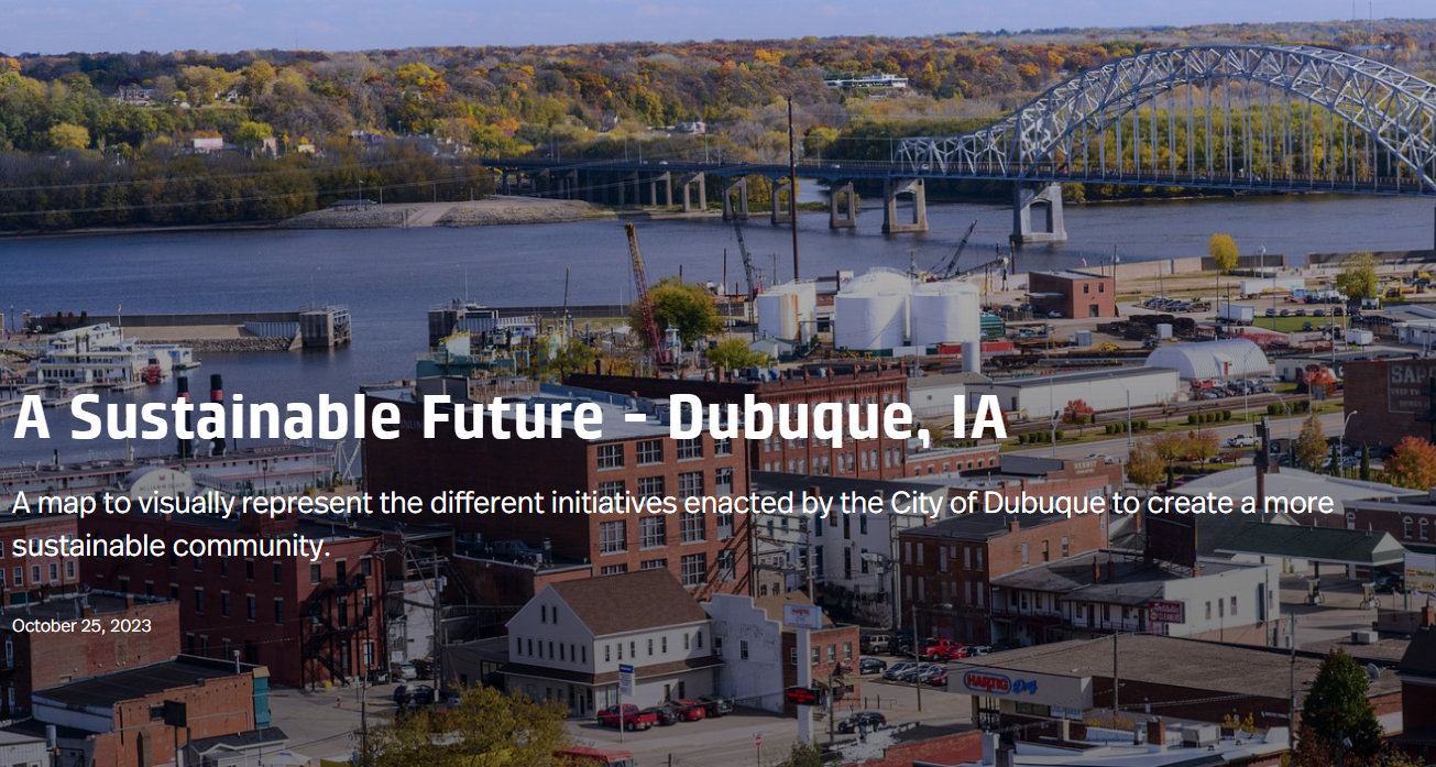 sustainable Dubuque storymap